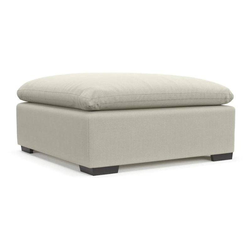 Plush Ottoman Anders Ivory